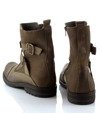 Ботинки челси МУЖСКИЕ МИЛИТАРИ, кожа ПОЛЬСКАЯ, 82 шт. 44