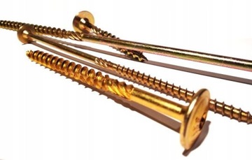 Wkręty CIESIELSKIE DO DREWNA TALERZOWE TORX 8x80mm 25szt