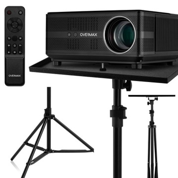 RZUTNIK FUll HD PROJEKTOR Keystone Auto Focus Android UCHWYT STATYW MOBILNY