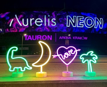 Ночник Aurelis NEON 3D LED, батарейки ПРЕМИУМ