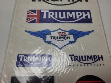 НАБОР ЗАВОДСКИХ НАКЛЕЕК TRIUMPH №3 M9110005