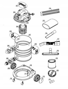 Щетки 6,4х10 Einhell TH-VC TC-VC 1930 SA WZ-NTS