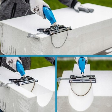 ПРОФЕССИОНАЛЬНЫЙ ТЕРМОНОЖ РЕЗКА ДЛЯ ПЕНОСТАТИРОПА ПП ПВХ 200ВТ ЛЕЗВИЕ 20см