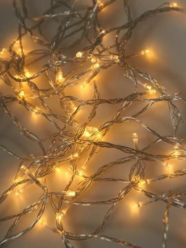 Световая завеса 330LED 5м тёплый белый IP44 Rebel