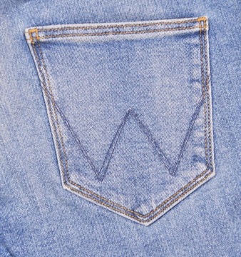 WRANGLER spodnie BLUE jeans SKINNY HIGH _ W30 L32