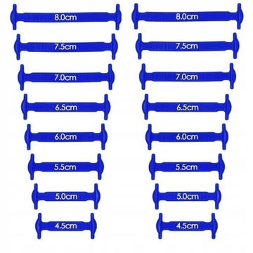 Шнурки силиконовые без завязок ДЛЯ ВЗРОСЛЫХ ДЕТЕЙ, 16 шт., разные цвета.