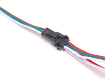 KONEKTORY para GNIAZDO + WTYK jst-sm 3-PIN do taśm WS2812B WS2811 RGB