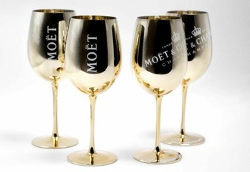 Kieliszki do szampana wina MOET CHANDON 4 szt kol