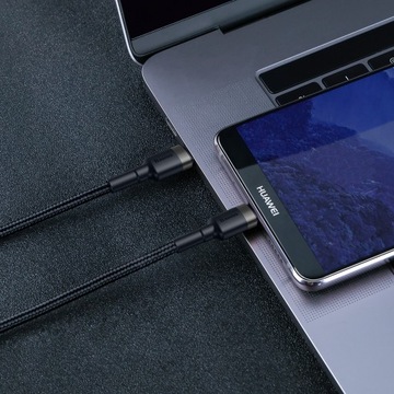 Прочный кабель BASEUS USB-C БЫСТРАЯ ЗАРЯДКА TYPE-C TYPE-C PD 60 Вт QC 3,0 1 м