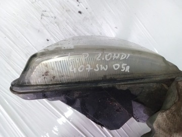 HALOGEN LEVÝ PŘEDNÍ PEUGEOT 407 SW 2.0HDI 05R