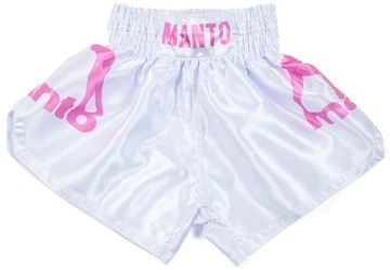 MANTO spodenki dla kobiet MUAY THAI DUAL białe - M