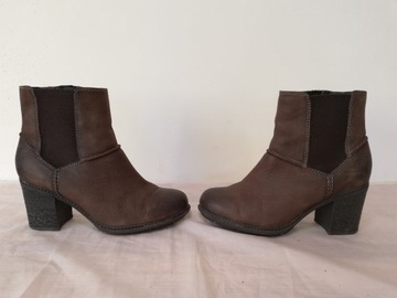 Buty botki skórzane Clarks UK 5 r. 38 , wkł 25 cm