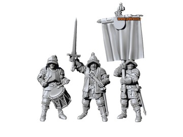 Spaniard Humans - Command Group 3x - Dowódcy