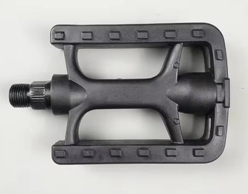 ВЕЛОСИПЕДНЫЕ ПЕДАЛИ ПЛАТФОРМА MTB BMX БОЛЬШАЯ 9/16 ДЮЙМА ЧЕРНЫЕ С ОТРАЖЕНИЕМ ТРЕККИНГ