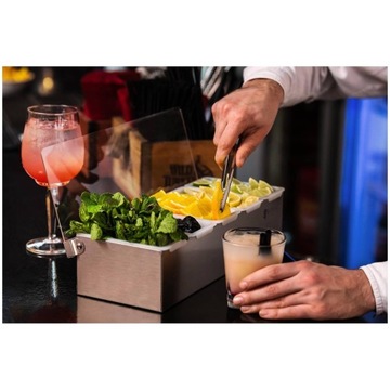 БАРМЕННЫЙ КОНТЕЙНЕР ДЛЯ ДОБАВОК В НАПИТКИ 5 х 450мл