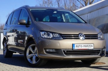 Volkswagen Sharan II Van 2.0 TDI-CR BMT 140KM 2014 Volkswagen Sharan 2.0 TDI CR 140 KM, 4x4, 7osob, Webasto, Biksenon, Hak, G