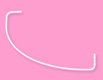 АСИММЕТРИЧНЫЙ КАРДИН ДЛЯ ДУШЕВОГО ШТОРА 90x130