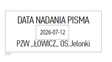 Datownik Trodat 4731 ISO 3 mm