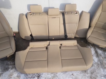 Сиденья передние, диван, салон, комплект, кожа, с подогревом, Европа, BMW E91, дорестайлинг