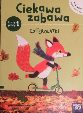 CIEKAWA ZABAWA CZTEROLATKI KARTY PRACY 1