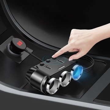 АВТОМОБИЛЬНЫЙ РАЗЪЕМ ПРИкуривателя 24 В РАЗДЕЛИТЕЛЬ 3 USB-ПЕРЕКЛЮЧАТЕЛЬ