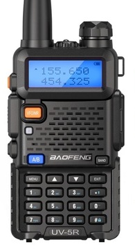 Radiotelefon Krótkofalówka BAOFENG UV-5R + Kabel do program. Instrukcja PL