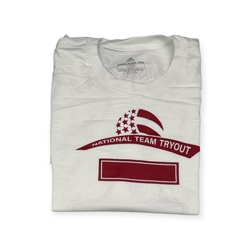 Мужская белая футболка ADIDAS USA VOLLEYBALL M