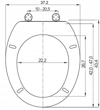 Туалетный туалет туалетный туалет до универсального бамбука MDF