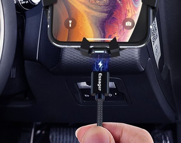 Магнитный USB-кабель 2 м 3,0 А microUSB + USB тип C