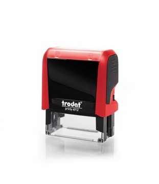 TRODAT PRINTY STAMP 4912 КРАСНЫЙ + ДИЗАЙН ЛАСТИКА