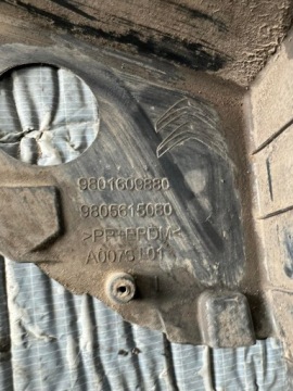ЛЕВАЯ ПЕРЕДНЯЯ КОЛЕСНАЯ АРКА C4 CACTUS LIFT 9801609880 9805615080