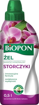 BIOPON nawóz żel mineralny do STORCZYKÓW 0,25 l - dla zdrowych kwiatów
