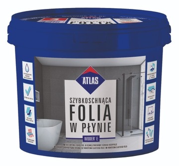 Szybkoschnąca folia w płynie 2 kg Woder E ATLAS