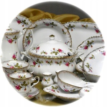 001 BULIONÓWKA 400 IWONA Róża MALCER porcelana
