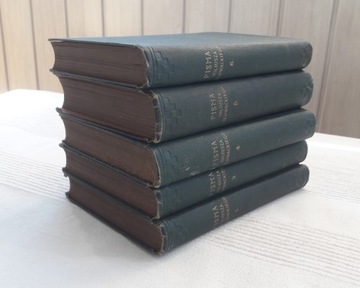 5 x PISMA Juliusza Słowackiego 1908