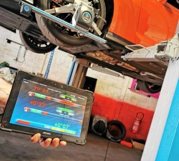 ГЕОМЕТРИЯ КОЛЕС WIFI 8 ДАТЧИКОВ КОМПАКТНЫЙ НАБОР БЕЗ ПК