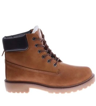 OCIEPLANE MĘSKIE TRAPERY BUTY ZIMOWE 14504 44