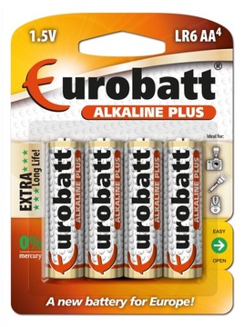 BATERIE ALKALICZNE PALUSZKI ZESTAW LR6 AA 1,5V