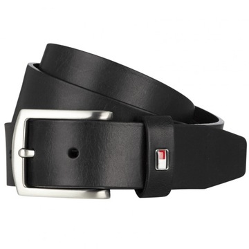 Tommy Hilfiger męski pasek skórzany ciemny brąz oryginał AM0AM08360-965 100