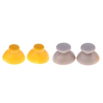 For GameCube Joystick Caps 2 Left [Grey] + 2 Right