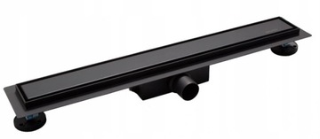 ODPŁYW LINIOWY DWUSTRONNY POD PŁYTKĘ CZARNY 70 cm