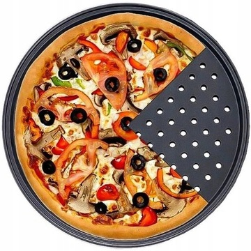 Forma blacha do pieczenia Pizzy duża okrągła XL