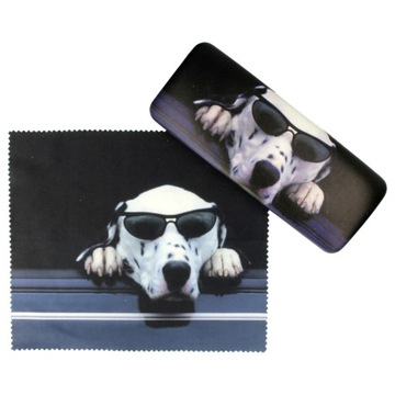 Dog etui futerał okulary korekcyjne z mikrofazą DE