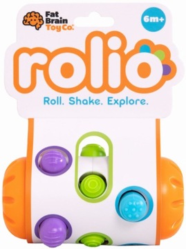 FAT BRAIN TOYS ROLIO BOBO ROLLER WAŁEK SENSORYCZNY DO TURLANIA RACZKOWANIA