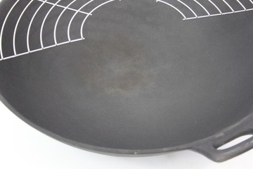 KELA ЧУГУННЫЙ ВОК С КРЫШКОЙ, СТАЛЬНАЯ РУЧКА, 36 СМ