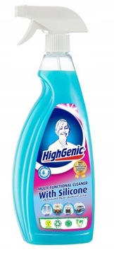 WIELOFUNKCYJNY PŁYN ŚRODEK CZYSZCZĄCY Z SILIKONEM różnych powierzchni 750ML