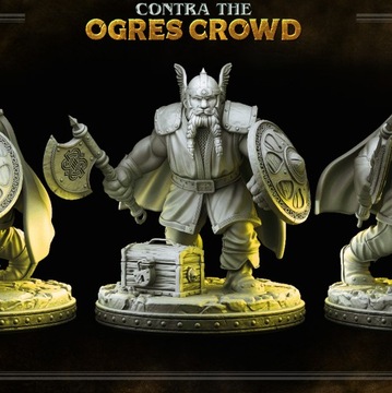 Dwarf - Azaghal - PRIMAL Collectibles - Druk 3D