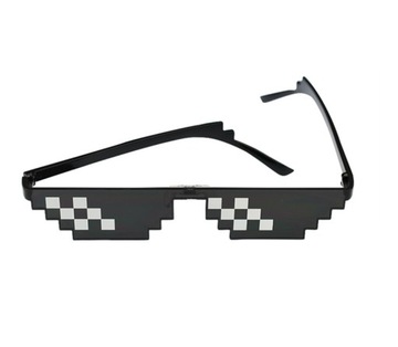 Очки Thug Life Swag Deal With It, 8 бит, пиксельные очки
