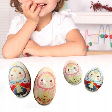 Металлическая коробка для пасхальных конфет.