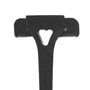 Бритва для спины с длинной ручкой Бритва для спины для мужчин Инструмент для самостоятельной эпиляции, черный